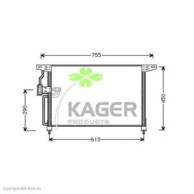 Kager 94-5255 Cooler Module 945255: Buy near me in Poland at 2407.PL - Good price!