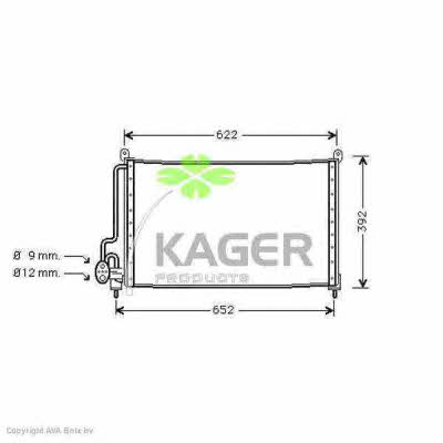 Kager 94-5256 Cooler Module 945256: Buy near me in Poland at 2407.PL - Good price!