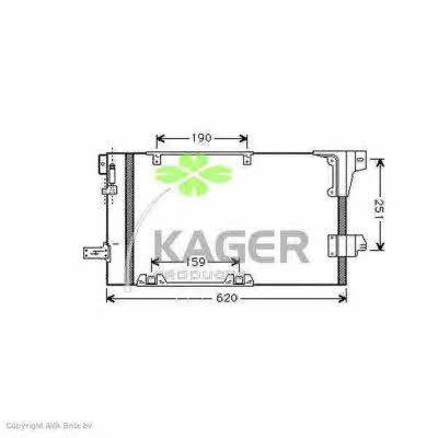 Kager 94-5260 Радиатор кондиционера (Конденсатор) 945260: Купить в Польше - Отличная цена на 2407.PL!