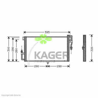 Kager 94-5262 Cooler Module 945262: Buy near me in Poland at 2407.PL - Good price!