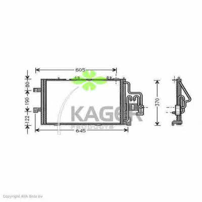 Kager 94-5265 Радиатор кондиционера (Конденсатор) 945265: Купить в Польше - Отличная цена на 2407.PL!
