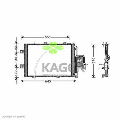 Kager 94-5275 Радиатор кондиционера (Конденсатор) 945275: Отличная цена - Купить в Польше на 2407.PL!