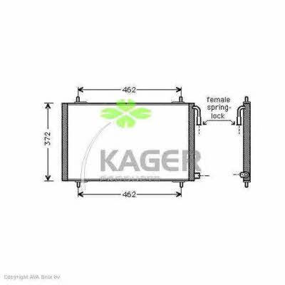 Kager 94-5292 Cooler Module 945292: Buy near me in Poland at 2407.PL - Good price!