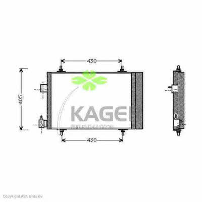 Kager 94-5294 Радиатор кондиционера (Конденсатор) 945294: Отличная цена - Купить в Польше на 2407.PL!