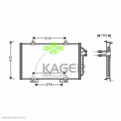 Kager 94-5309 Cooler Module 945309: Buy near me in Poland at 2407.PL - Good price!