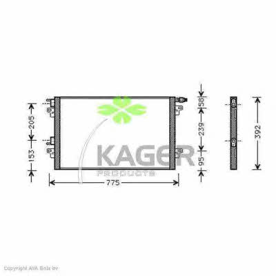 Kager 94-5325 Cooler Module 945325: Buy near me in Poland at 2407.PL - Good price!