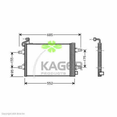 Kager 94-5336 Cooler Module 945336: Buy near me in Poland at 2407.PL - Good price!