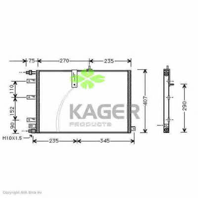 Kager 94-5338 Cooler Module 945338: Buy near me in Poland at 2407.PL - Good price!