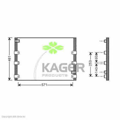 Kager 94-5353 Cooler Module 945353: Buy near me in Poland at 2407.PL - Good price!