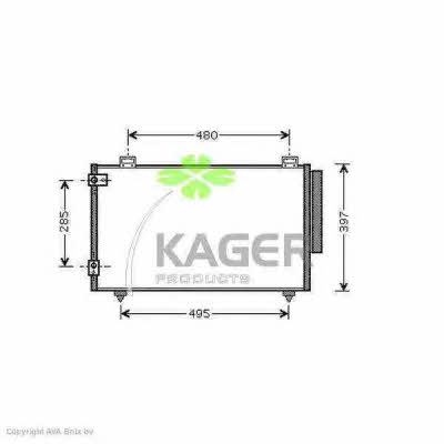 Kager 94-5355 Cooler Module 945355: Buy near me in Poland at 2407.PL - Good price!