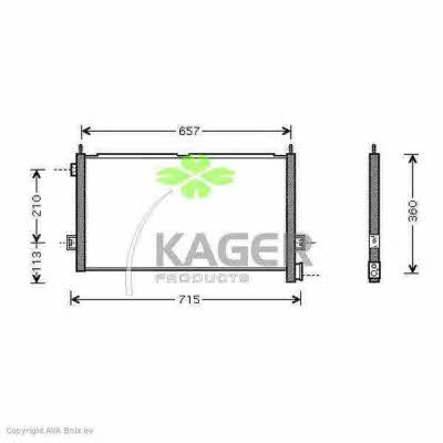 Kager 94-5375 Cooler Module 945375: Buy near me in Poland at 2407.PL - Good price!