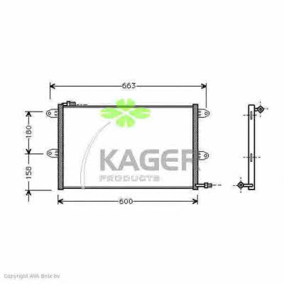 Kager 94-5393 Cooler Module 945393: Buy near me in Poland at 2407.PL - Good price!