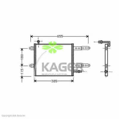 Kager 94-5395 Cooler Module 945395: Buy near me in Poland at 2407.PL - Good price!