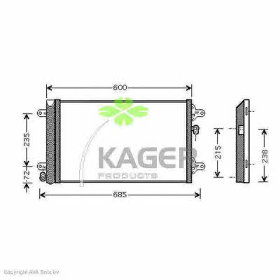 Kager 94-5402 Cooler Module 945402: Buy near me in Poland at 2407.PL - Good price!
