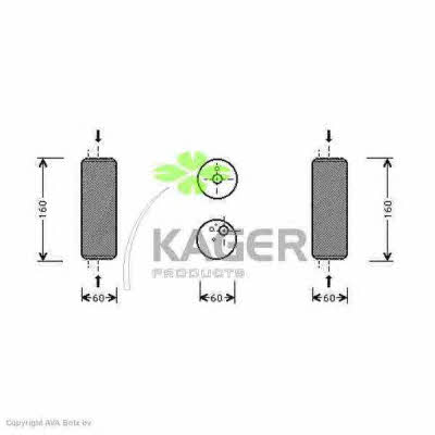 Kager 94-5408 Dryer, air conditioner 945408: Buy near me in Poland at 2407.PL - Good price!