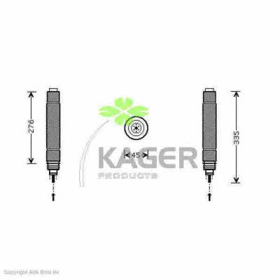 Kager 94-5466 Dryer, air conditioner 945466: Buy near me in Poland at 2407.PL - Good price!