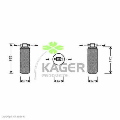 Kager 94-5555 Dryer, air conditioner 945555: Buy near me in Poland at 2407.PL - Good price!