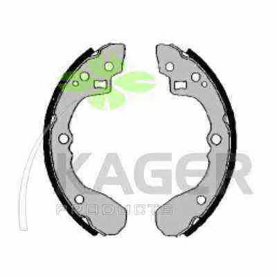 Kager 34-0271 Brake shoe set 340271: Buy near me in Poland at 2407.PL - Good price!