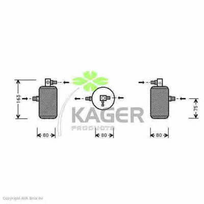 Kager 94-5608 Dryer, air conditioner 945608: Buy near me in Poland at 2407.PL - Good price!