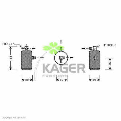 Kager 94-5609 Dryer, air conditioner 945609: Buy near me in Poland at 2407.PL - Good price!