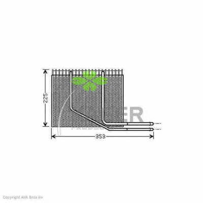 Kager 94-5703 Air conditioner evaporator 945703: Buy near me in Poland at 2407.PL - Good price!