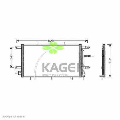 Kager 94-5818 Cooler Module 945818: Buy near me in Poland at 2407.PL - Good price!