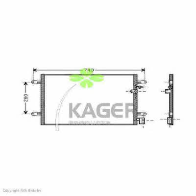 Kager 94-5820 Cooler Module 945820: Buy near me in Poland at 2407.PL - Good price!