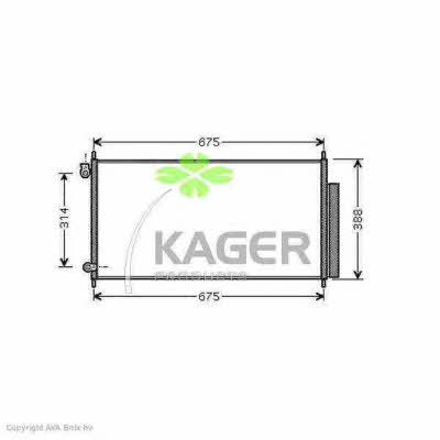Kager 94-5825 Cooler Module 945825: Buy near me in Poland at 2407.PL - Good price!