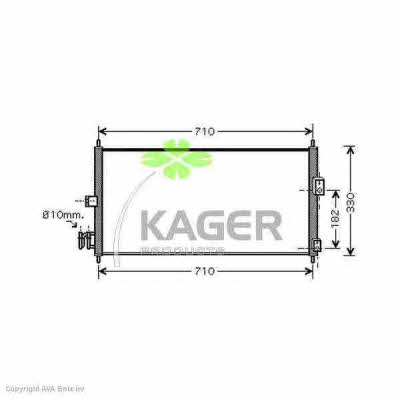 Kager 94-5839 Cooler Module 945839: Buy near me in Poland at 2407.PL - Good price!