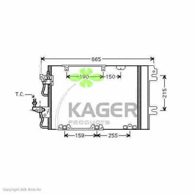 Kager 94-5844 Cooler Module 945844: Buy near me in Poland at 2407.PL - Good price!