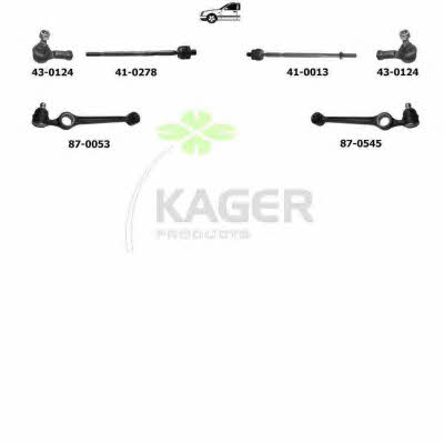 Kager 80-0086 Подвеска колеса 800086: Купить в Польше - Отличная цена на 2407.PL!