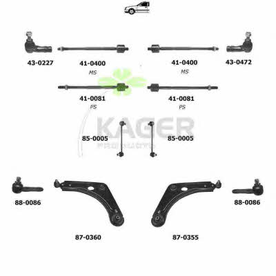  80-0144 Wheel suspension 800144: Buy near me in Poland at 2407.PL - Good price!