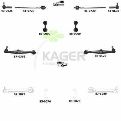  80-0208 Wheel suspension 800208: Buy near me in Poland at 2407.PL - Good price!