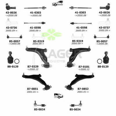  80-0248 Підвіска колеса 800248: Приваблива ціна - Купити у Польщі на 2407.PL!