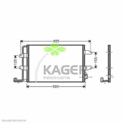 Kager 94-5876 Cooler Module 945876: Buy near me in Poland at 2407.PL - Good price!