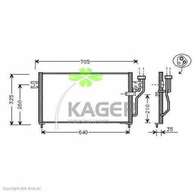 Kager 94-5925 Cooler Module 945925: Buy near me in Poland at 2407.PL - Good price!