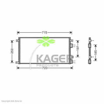 Kager 94-5949 Cooler Module 945949: Buy near me in Poland at 2407.PL - Good price!