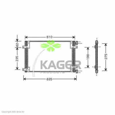 Kager 94-5953 Cooler Module 945953: Buy near me in Poland at 2407.PL - Good price!