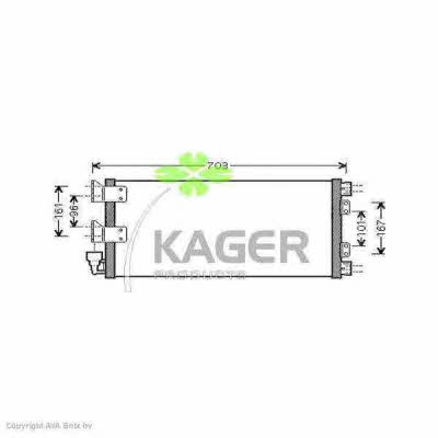 Kager 94-5995 Радиатор кондиционера (Конденсатор) 945995: Купить в Польше - Отличная цена на 2407.PL!