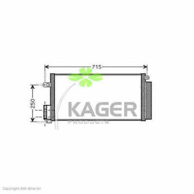 Kager 94-6006 Радиатор кондиционера (Конденсатор) 946006: Отличная цена - Купить в Польше на 2407.PL!