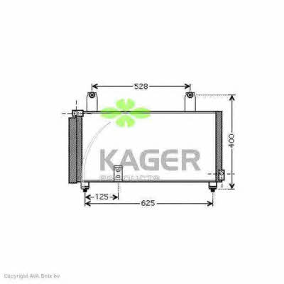 Kager 94-6085 Радиатор кондиционера (Конденсатор) 946085: Отличная цена - Купить в Польше на 2407.PL!