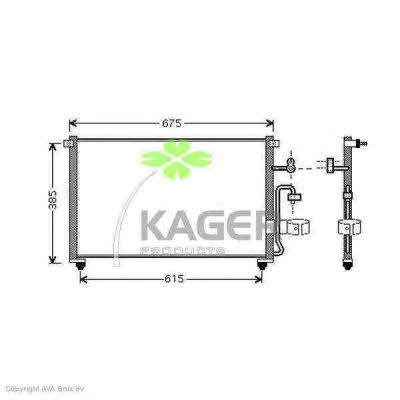 Kager 94-6092 Cooler Module 946092: Buy near me in Poland at 2407.PL - Good price!