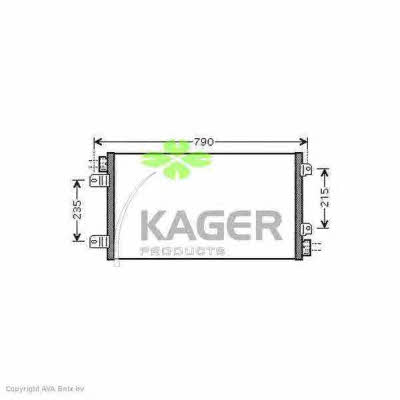 Kager 94-6100 Радиатор кондиционера (Конденсатор) 946100: Купить в Польше - Отличная цена на 2407.PL!