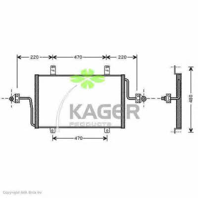 Kager 94-6102 Cooler Module 946102: Buy near me in Poland at 2407.PL - Good price!