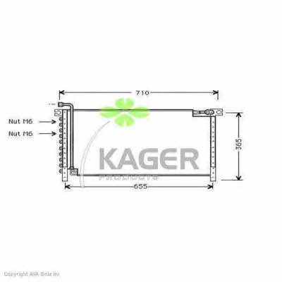 Kager 94-6151 Cooler Module 946151: Buy near me in Poland at 2407.PL - Good price!