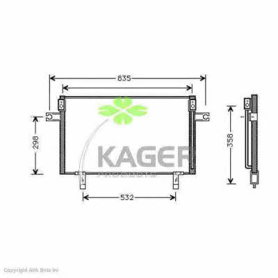 Kager 94-6152 Cooler Module 946152: Buy near me in Poland at 2407.PL - Good price!