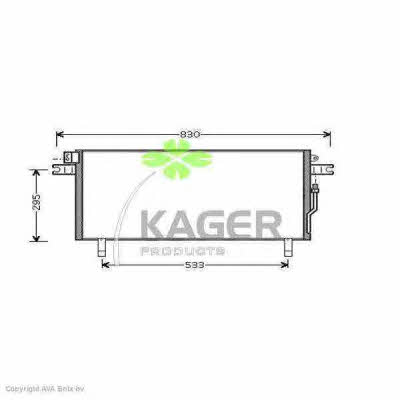 Kager 94-6187 Cooler Module 946187: Buy near me in Poland at 2407.PL - Good price!