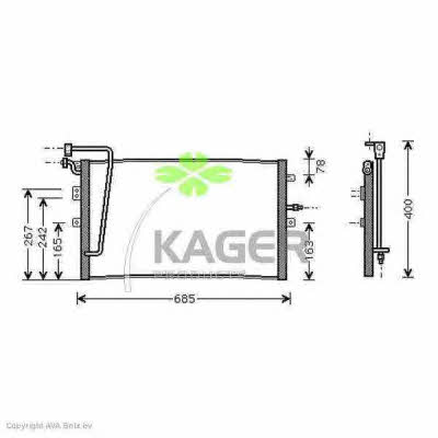 Kager 94-6250 Cooler Module 946250: Buy near me in Poland at 2407.PL - Good price!