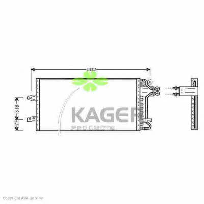 Kager 94-6269 Радиатор кондиционера (Конденсатор) 946269: Купить в Польше - Отличная цена на 2407.PL!