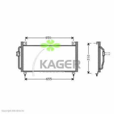 Kager 94-6294 Cooler Module 946294: Buy near me in Poland at 2407.PL - Good price!